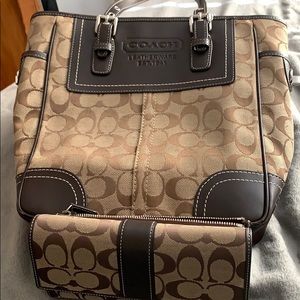 Authentic Coach Purse and Wallet